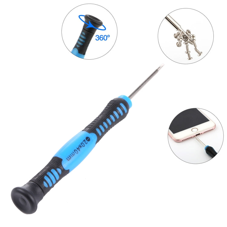 JIAFA JF-607-2.0 Slot 2.0 Mobile Phone Repair Screwdriver (Blue) - Screwdriver by JIAFA | Online Shopping UK | buy2fix