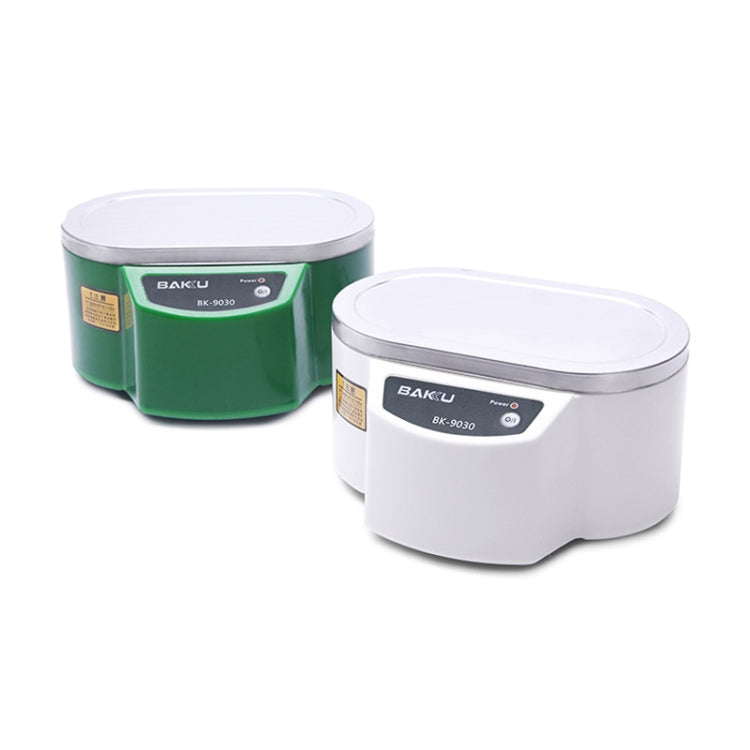 BAKU BK-9030 30W 0.8L LCD Display Ultrasonic Cleaner, AC 220V, EU Plug(Green) by BAKU