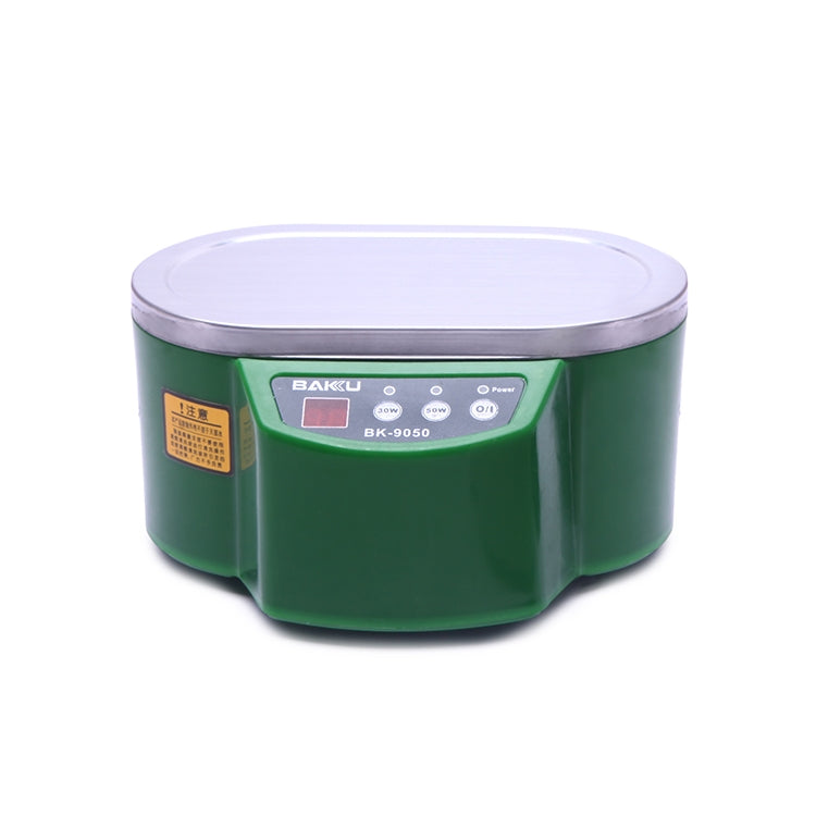 BAKU BK-9050 30W / 50W Adjustable 0.6L LCD Display Ultrasonic Cleaner, AC 220V(Green) - Ultrasonic Cleaner by BAKU | Online Shopping UK | buy2fix