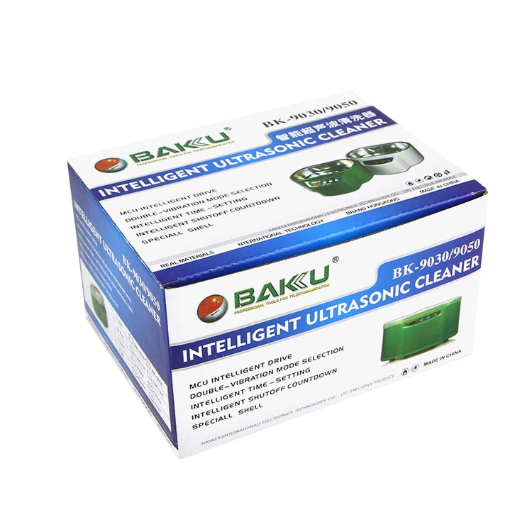 BAKU BK-9050 30W / 50W Adjustable 0.6L LCD Display Ultrasonic Cleaner, AC 220V(Green) - Ultrasonic Cleaner by BAKU | Online Shopping UK | buy2fix