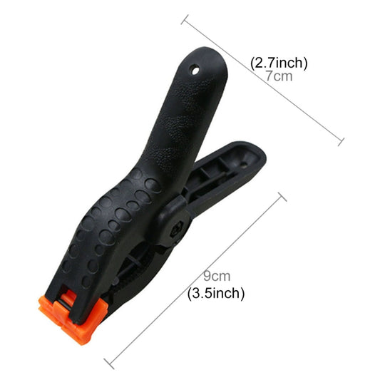 5 PCS Woodworking Photo Studio Photography Backdrop Nylon Clip Support Spring Clamp, Length: 90mm by buy2fix