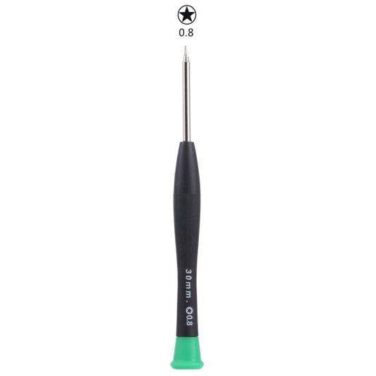 JIAFA JF-614 0.8 Metal + Plastic Mobile Phone Repair Tool Five Star Screwdriver(Green) by JIAFA
