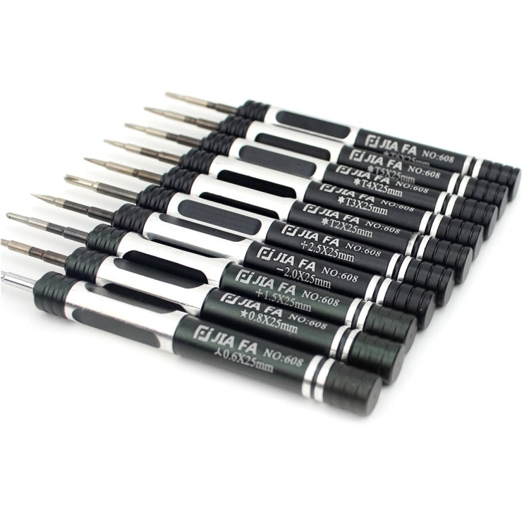 JF-8134 10 in 1 Multi-model Available Metal Mobile Phone Repair Tool Combination Screwdriver - Screwdriver Set by JIAFA | Online Shopping UK | buy2fix
