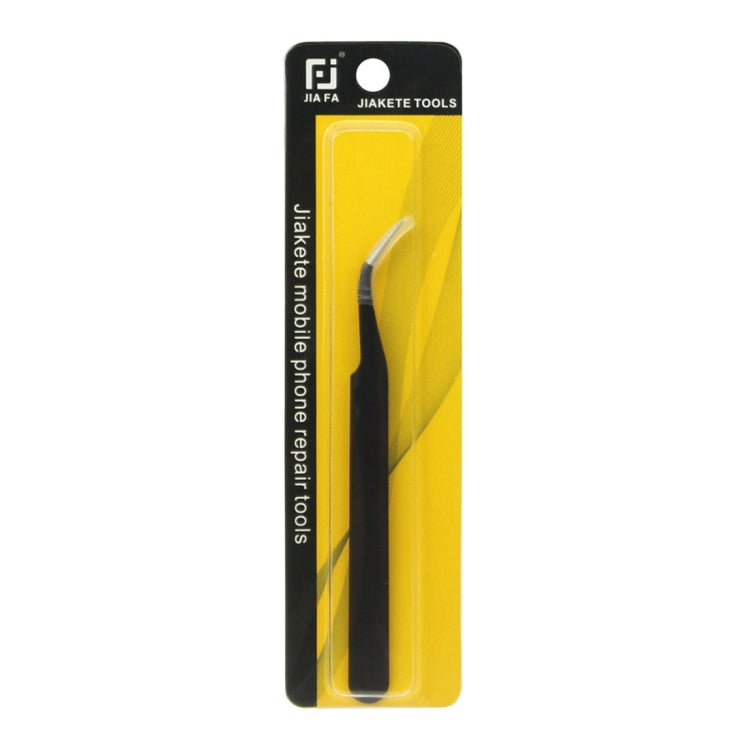 JIAFA JF-604 Curved Tip Tweezers (Black) - Tweezers by JIAFA | Online Shopping UK | buy2fix