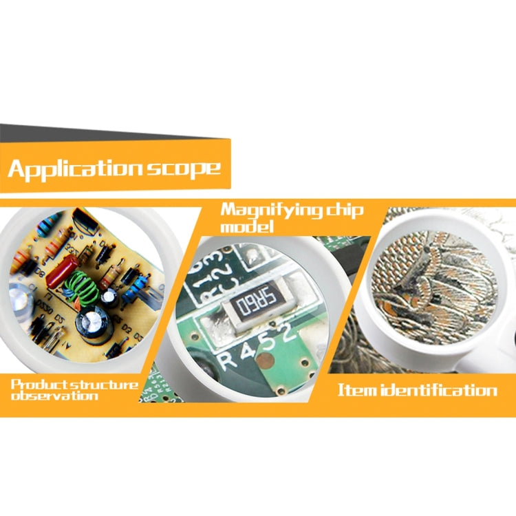 JAKEMY JM-Z19 Portable 8X Optical Magnifier with LED Light by JAKEMY