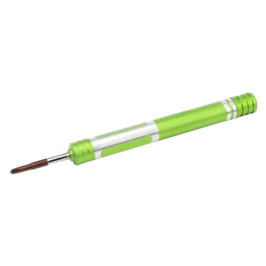 608-2.5 Hollow Cross Tip 2.5 Middle Bezel Repair Screwdriver(Green) by JIAFA