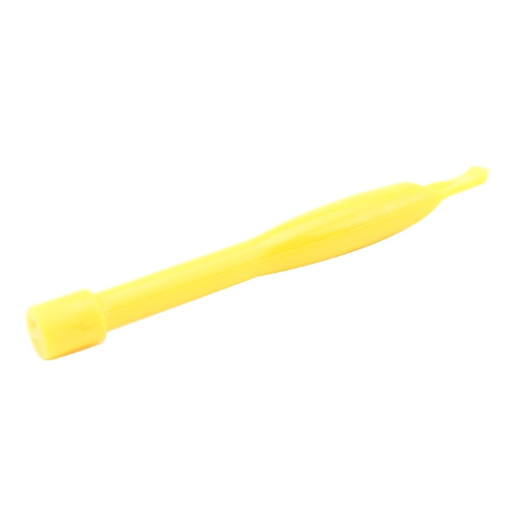 10 PCS Mobile Phone Repair Tool Spudgers (5 PCS Round + 5 PCS Square)(Yellow) - Crowbar by buy2fix | Online Shopping UK | buy2fix
