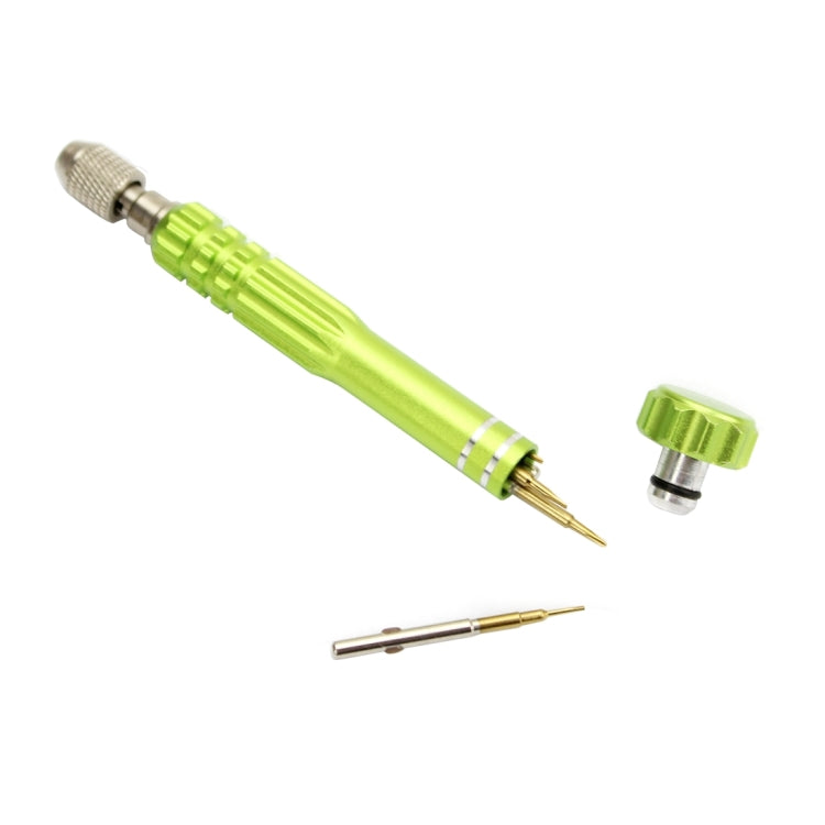JF-6688 5 in 1 Metal Multi-purpose Pen Style Screwdriver Set for Phone Repair(Green) by JIAFA