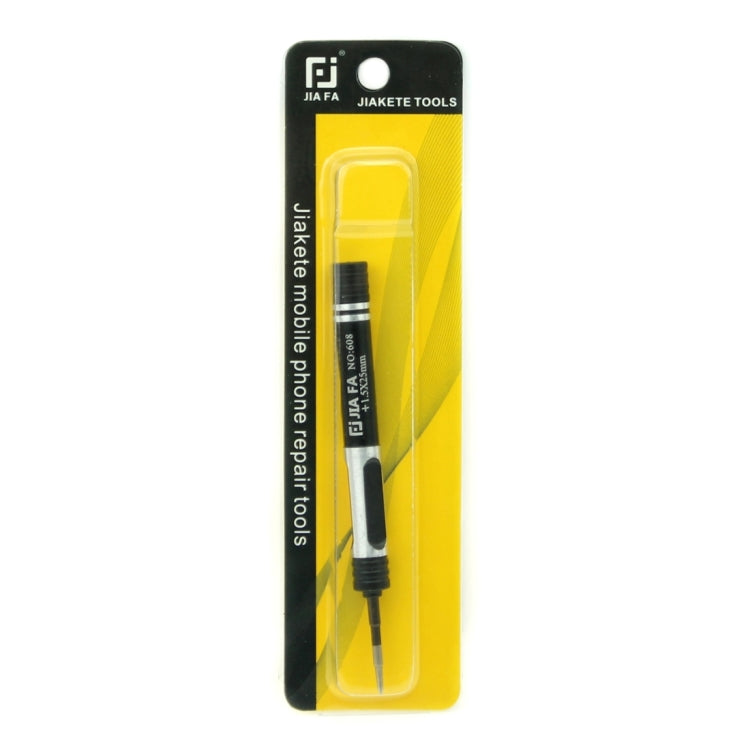 JIAFA JF-608-02 Five Star 0.8 Screwdriver for iPhone Charging Port Screws(Black) by JIAFA