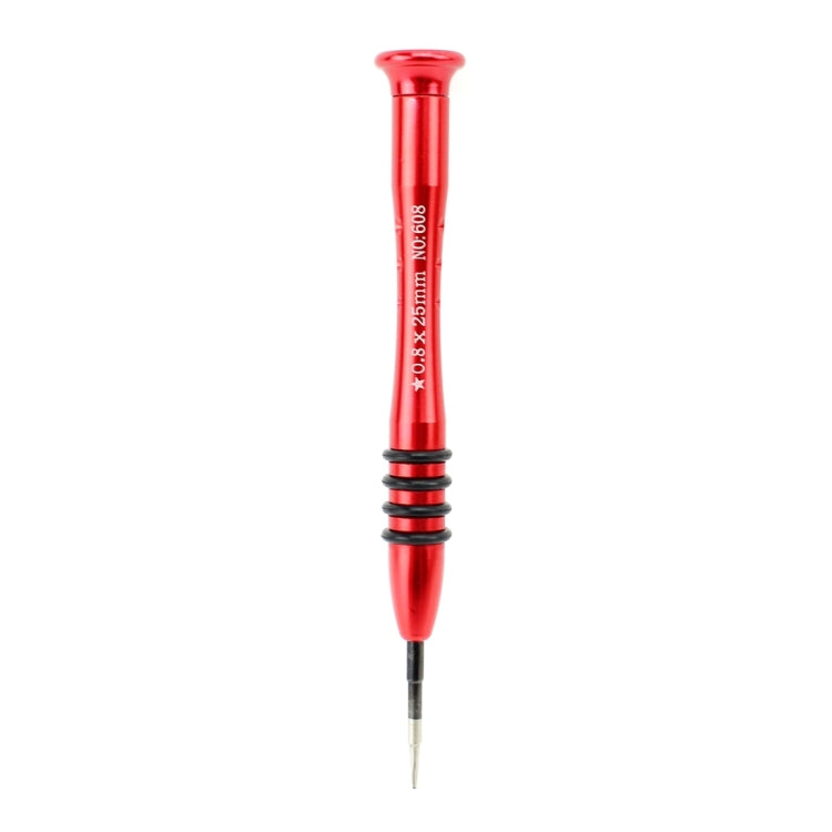 JIAFA JF-668 0.8 Pentalobe 0.8 Screwdriver for iPhone Charging Port Screws(Red) by JIAFA