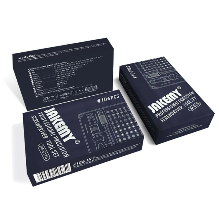 JAKEMY JM-8176 106 in 1 Watch Mobile Phone Disassembly and Repair Tool Kit - Screwdriver Set by JAKEMY | Online Shopping UK | buy2fix
