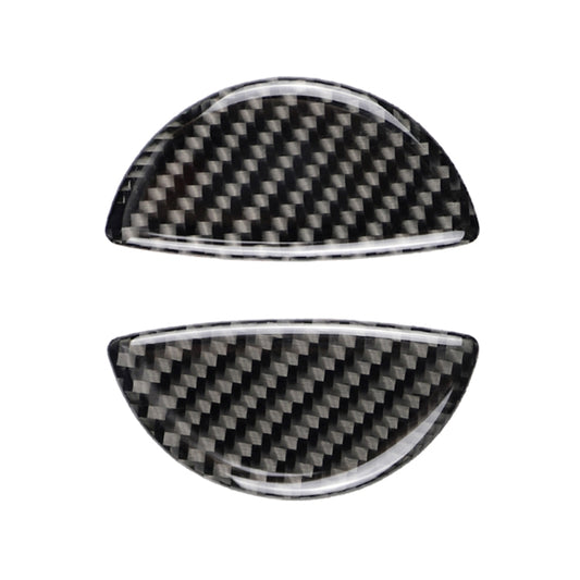 2 PCS R / F Universal Car Door Handle Carbon Fiber Decorative Sticker for BMW Mini R55 / R56 / R60 / R61 / F55 / F54 / F60 by buy2fix
