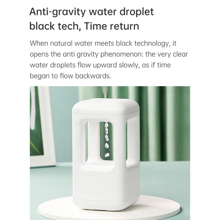 W08 Anti-Gravity Water Drop Humidifier Home Desktop Sprayer (White) - Air Purifiers & Accessories by buy2fix | Online Shopping UK | buy2fix