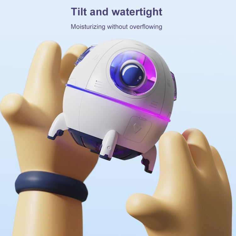 Lunar Type-C Desktop Humidifier Ambient Lamp (Purple) - Air Purifiers & Accessories by buy2fix | Online Shopping UK | buy2fix