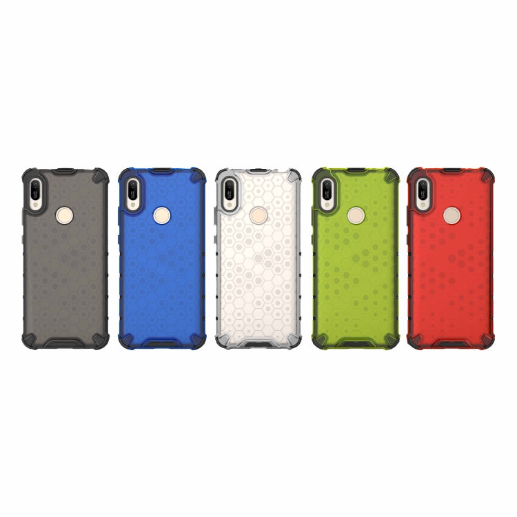 Honeycomb Shockproof PC + TPU Case for Huawei Y6(2019)(Red) - Huawei Cases by buy2fix | Online Shopping UK | buy2fix