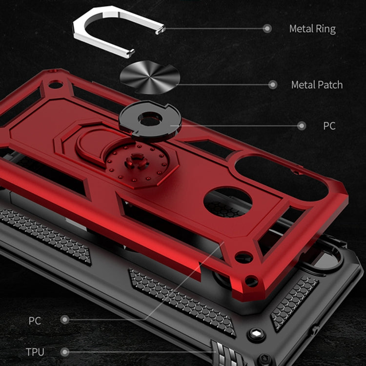 Armor Shockproof TPU + PC Protective Case for Huawei P30 Lite, with 360 Degree Rotation Holder (Rose Gold) - Mobile Accessories by buy2fix | Online Shopping UK | buy2fix