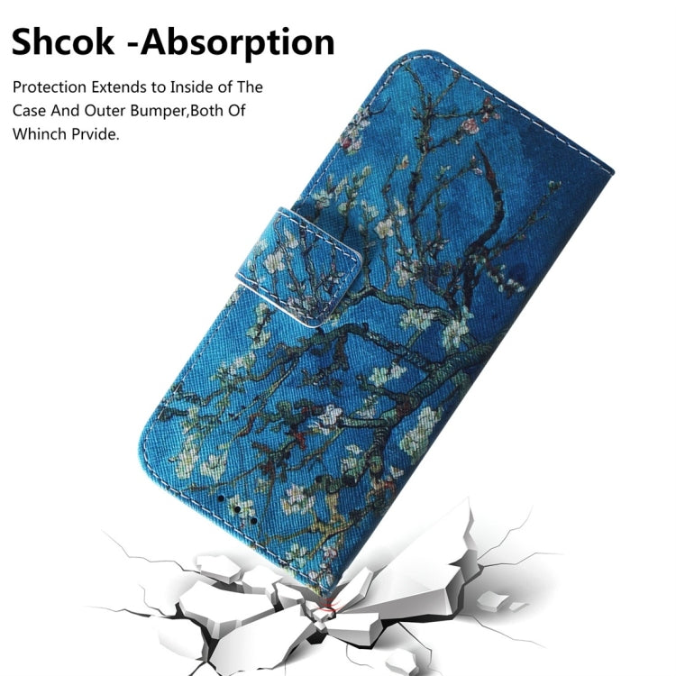 Apricot Flower Pattern Coloured Drawing Horizontal Flip Leather Case for Huawei P Smart+ 2019 / Nova 3i, with Holder & Card Slots & Wallet by buy2fix