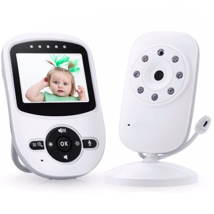 BM-SM24 2.4 inch LCD 2.4GHz Wireless Surveillance Camera Baby Monitor with 8-IR LED Night Vision, Two Way Voice Talk(White) - Baby Monitor by buy2fix | Online Shopping UK | buy2fix