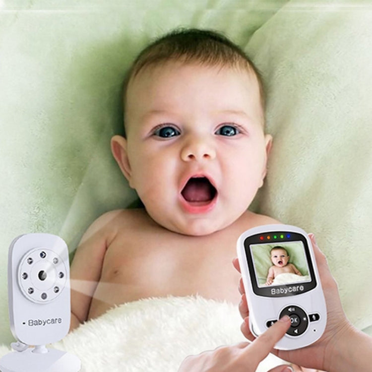 BM-SM24 2.4 inch LCD 2.4GHz Wireless Surveillance Camera Baby Monitor with 8-IR LED Night Vision, Two Way Voice Talk(White) - Baby Monitor by buy2fix | Online Shopping UK | buy2fix