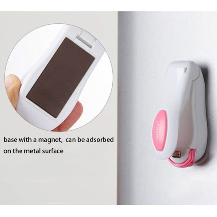 Portable Mini Heat Sealing Machine Impulse Sealer Seal Packing Plastic Bag Sealing Clamp, Random Color Delivery by buy2fix
