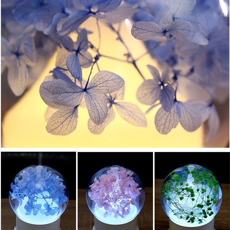ML-824 100ML Gypsophila Flowers Aromatherapy Diffuser Air Humidifier with Colorful LED Light for Office / Home(Blue) - Air Purifiers & Accessories by buy2fix | Online Shopping UK | buy2fix