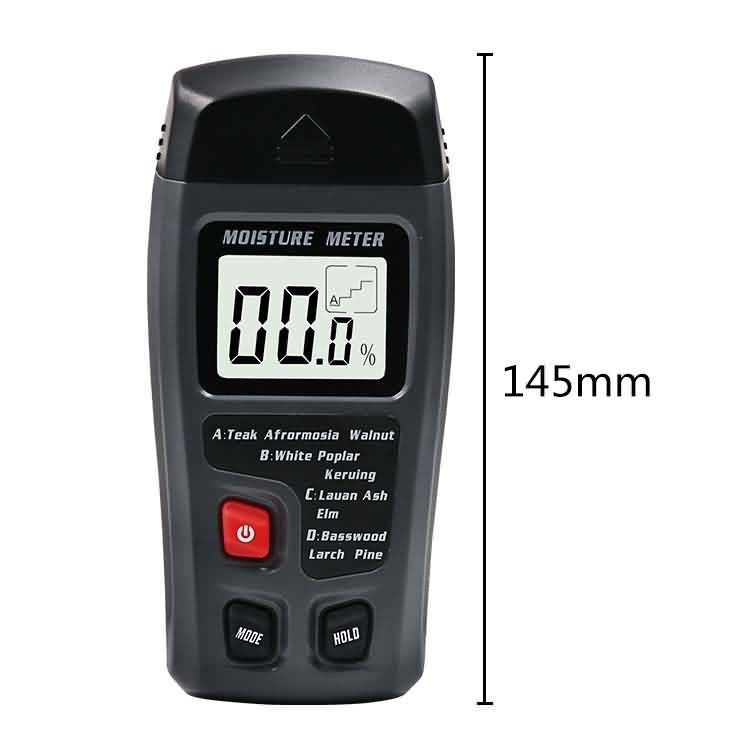 Rechargeable Wood Moisture Tester Moisture Measurement for Wood Flooring and Carton without Battery - PH & Moisture Meter by buy2fix | Online Shopping UK | buy2fix