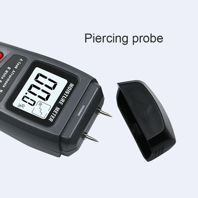 Rechargeable Wood Moisture Tester Moisture Measurement for Wood Flooring and Carton without Battery - PH & Moisture Meter by buy2fix | Online Shopping UK | buy2fix