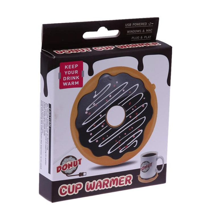 Donut Design USB Power Cable Desktop Mug Cup Warmer Tea Coffee Drinks Heating Mat Pad by buy2fix