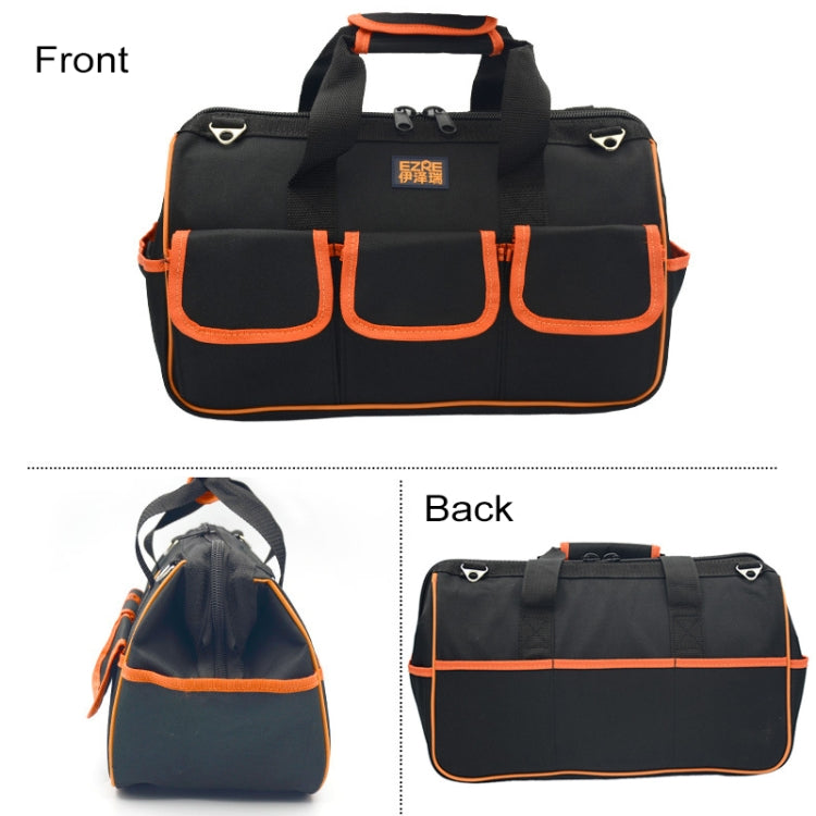 EZRE Multi-function Oxford Cloth Electrician Belt Pouch Maintenance Tools Handbag Shoulder Bag Convenient Tool Bag, Size : 15 inch - Storage Bags & Boxes by buy2fix | Online Shopping UK | buy2fix