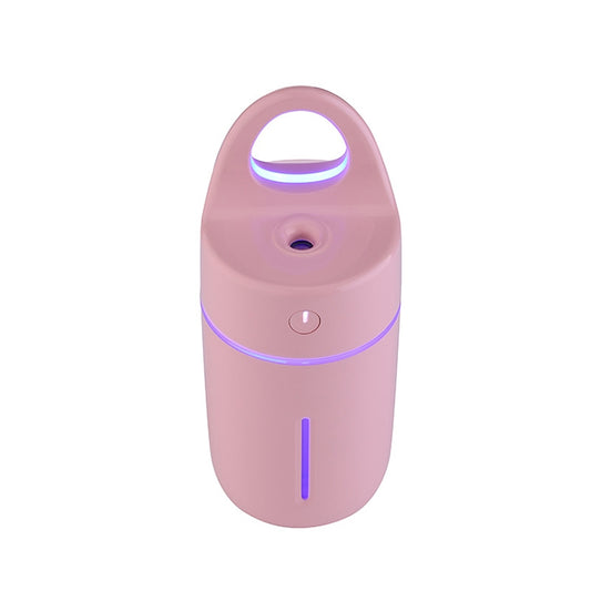 1.5W - 2W 175ml Mini Portable USB Negative Ions Humidifier Beauty and Water Supplement Instrument with Colorful LED Light(Pink) - Air Purifiers & Accessories by buy2fix | Online Shopping UK | buy2fix