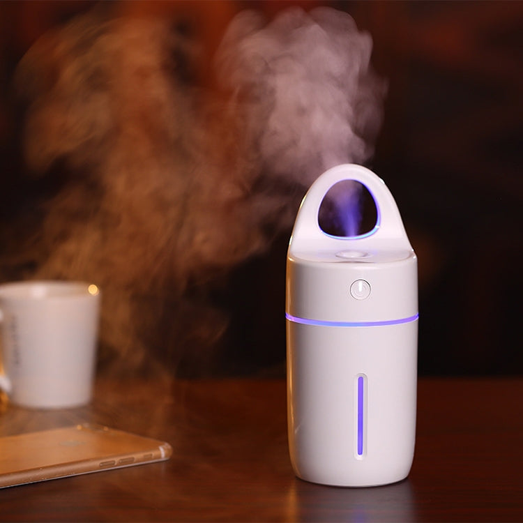 1.5W - 2W 175ml Mini Portable USB Negative Ions Humidifier Beauty and Water Supplement Instrument with Colorful LED Light(White) - Air Purifiers & Accessories by buy2fix | Online Shopping UK | buy2fix