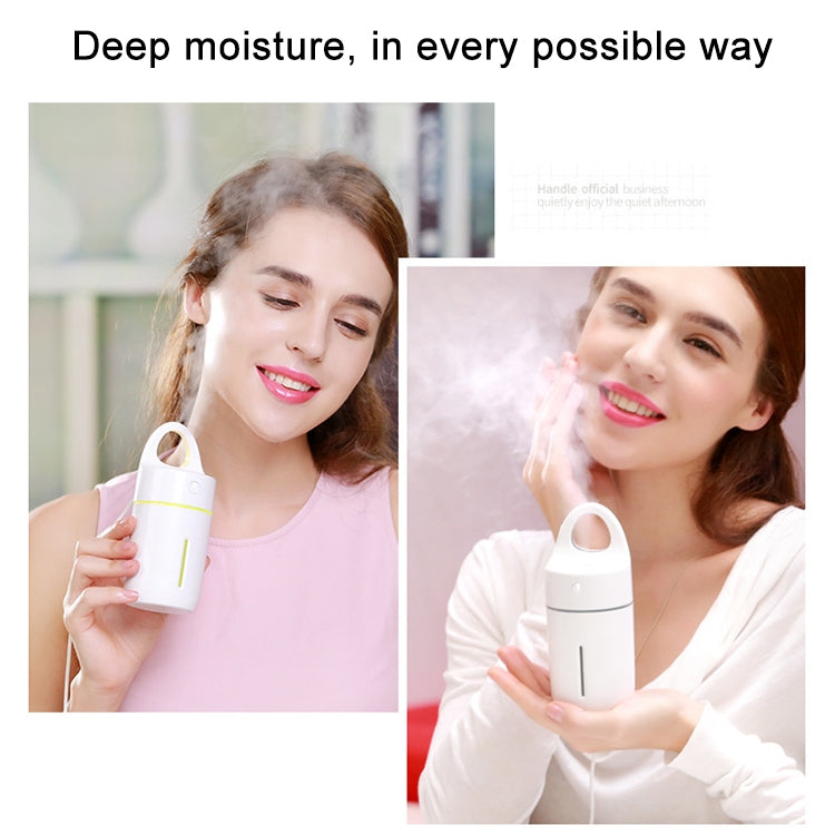 1.5W - 2W 175ml Mini Portable USB Negative Ions Humidifier Beauty and Water Supplement Instrument with Colorful LED Light(White) - Air Purifiers & Accessories by buy2fix | Online Shopping UK | buy2fix