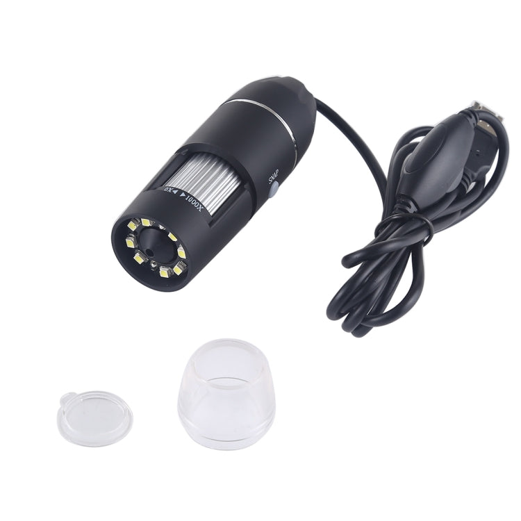 USB Magnifier HD 0.3MP Image Sensor 2560x1920P USB Digital Microscope with 8 LED & Professional Stand - Digital Microscope by buy2fix | Online Shopping UK | buy2fix