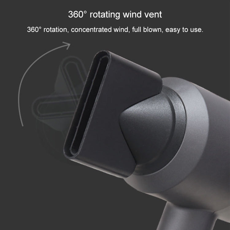 High-power 2000W Anionic Cold Hot Air Constant Temperature Hair Dryer, UK Plug(Grey+Blue) - Hair Dryers & Accessories by buy2fix | Online Shopping UK | buy2fix