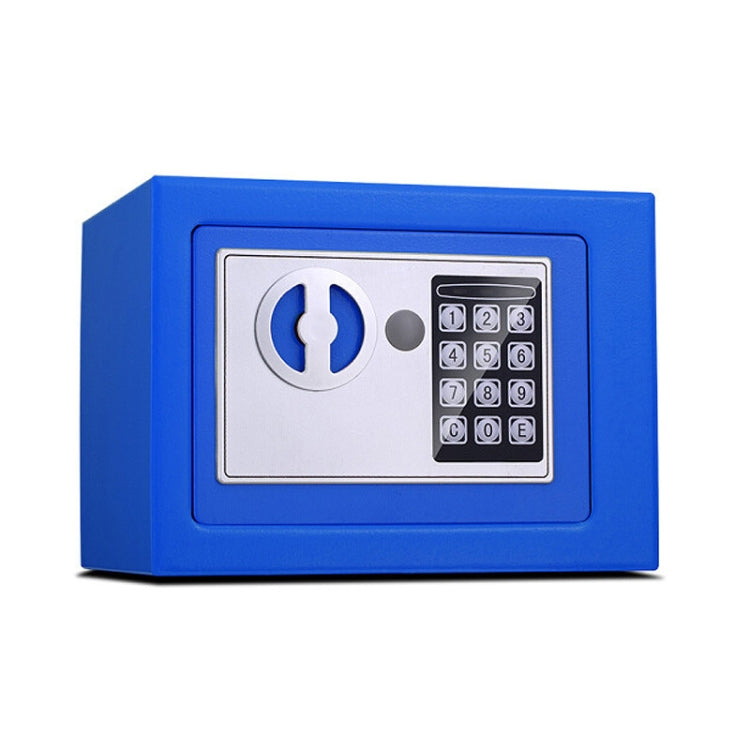 17E Home Mini Electronic Security Lock Box Wall Cabinet Safety Box without Coin-operated Function(Blue) - Safety Box by buy2fix | Online Shopping UK | buy2fix