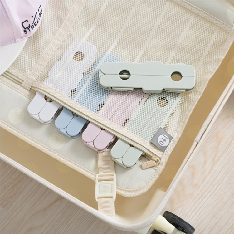 Foldable Clothes Hanger Drying Rack with 4 Hidden Clips for Home / Travel, Random Color Delivery - Shelf & Hooks by buy2fix | Online Shopping UK | buy2fix