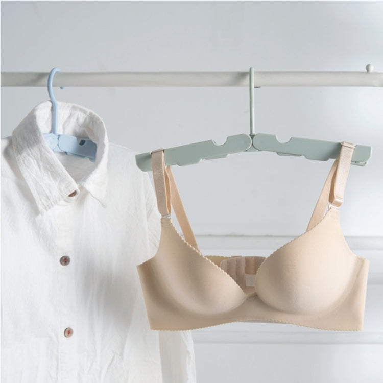 Foldable Clothes Hanger Drying Rack with 4 Hidden Clips for Home / Travel, Random Color Delivery - Shelf & Hooks by buy2fix | Online Shopping UK | buy2fix
