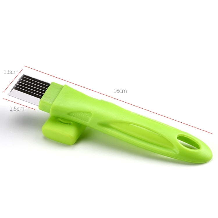 Kitchen Tool Manual Stainless Steel Filate Circle Shape Green Onion Slicer - Cutter & Peeler by buy2fix | Online Shopping UK | buy2fix