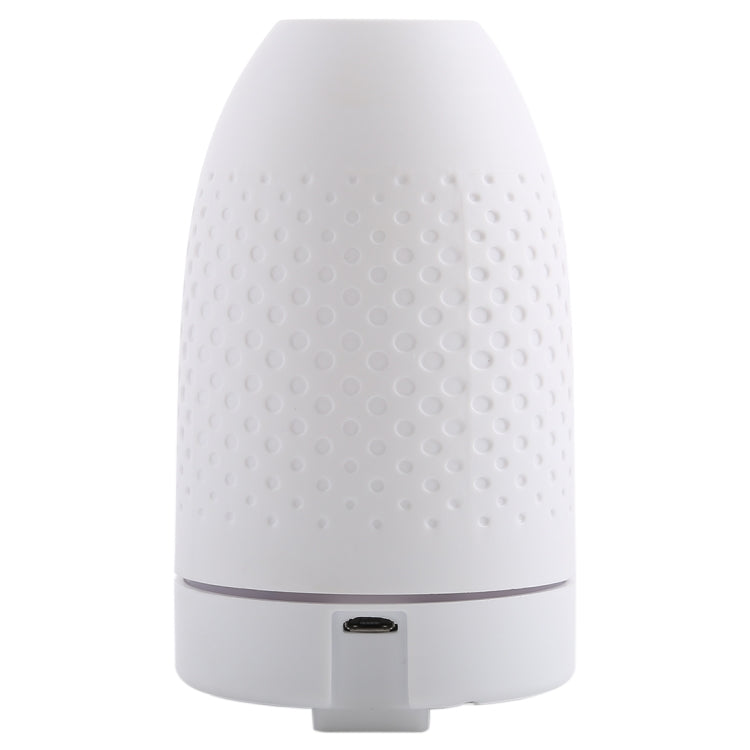 5W Honeycomb Texture Mini Humidifier with Colorful Light, Capacity: 50ml, DC 5V(White) - Air Purifiers & Accessories by buy2fix | Online Shopping UK | buy2fix