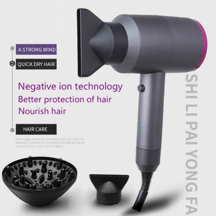 Household High-power Silent Blow Dryer,Constant Temperature Hot and Cold Negative Ion Hair Drier, US Plug - Hair Trimmer by buy2fix | Online Shopping UK | buy2fix