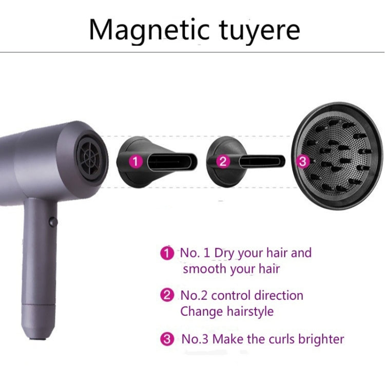 Household High-power Silent Blow Dryer,Constant Temperature Hot and Cold Negative Ion Hair Drier, US Plug - Hair Trimmer by buy2fix | Online Shopping UK | buy2fix