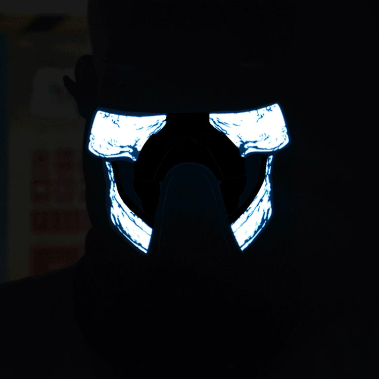 FG-MA-023 Halloween Mask Voice Control LED Cold Light Terror Cosplay Mask - Halloween Masks by buy2fix | Online Shopping UK | buy2fix