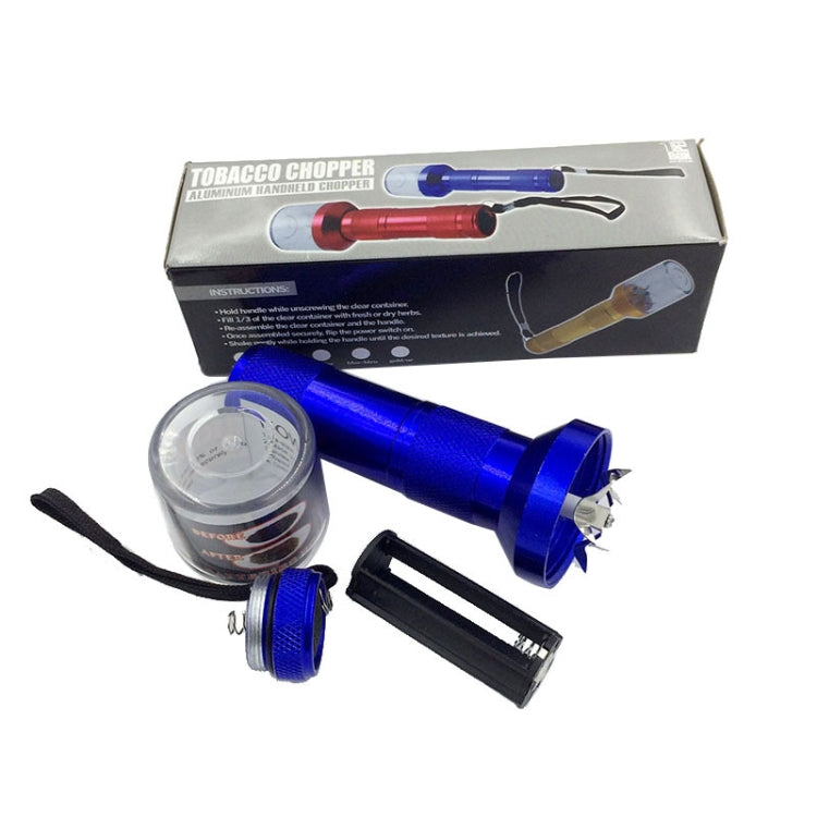 Aluminum Alloy Electric Tobacco Grinder, Random Color Delivery by buy2fix