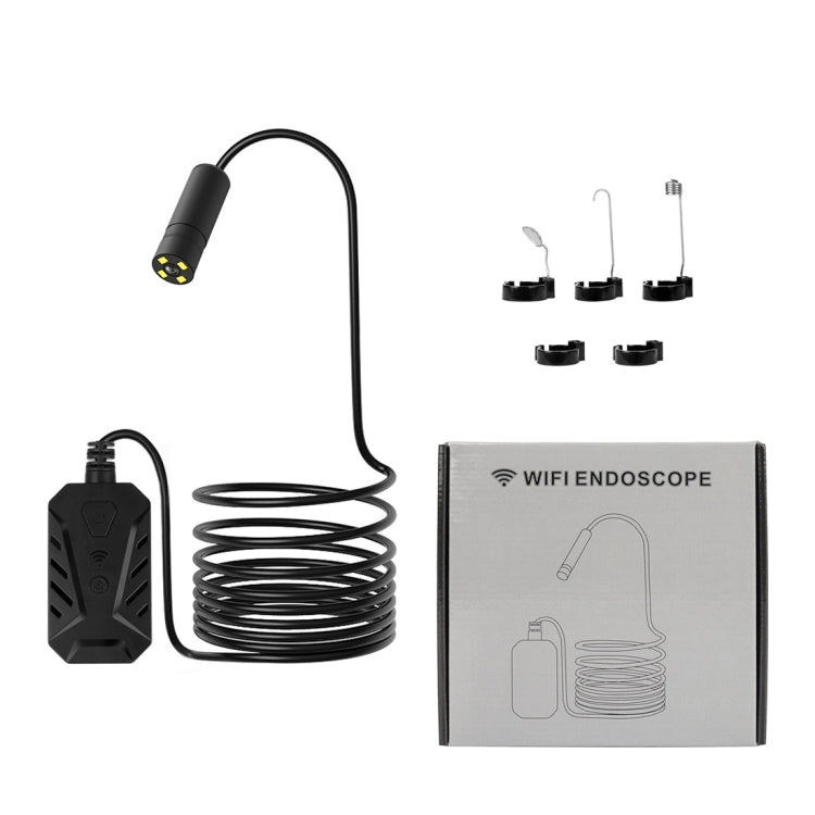 F230 IP68 Waterproof Autofocus WIFI Endoscope Inspection Camera, Length: 5m, Lens Diameter: 14mm by buy2fix