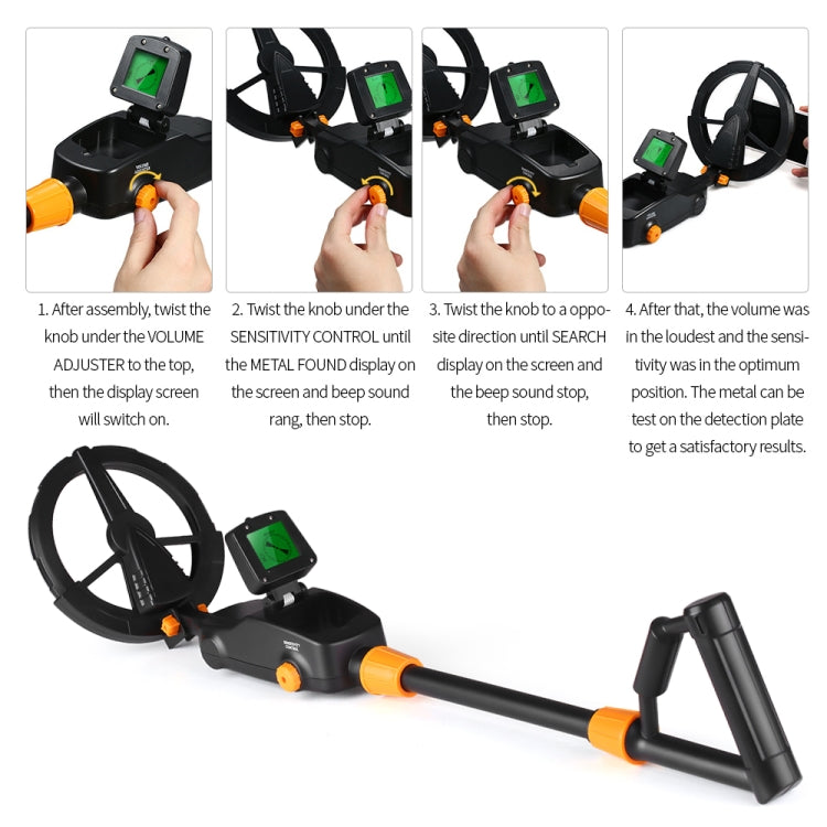 MD1008A Underground Metal Detector Children Toy Detector with LCD Screen, Measuring Range: 10cm - Metal Detector by buy2fix | Online Shopping UK | buy2fix