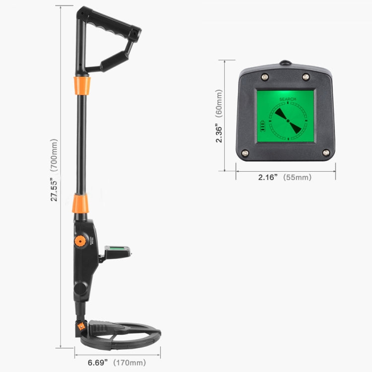 MD1008A Underground Metal Detector Children Toy Detector with LCD Screen, Measuring Range: 10cm - Metal Detector by buy2fix | Online Shopping UK | buy2fix
