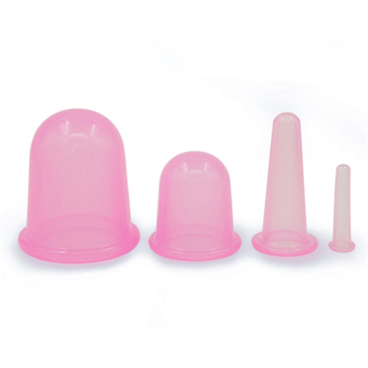 4 in 1 Health Care Body Massage Vacuum Silicone Cupping Cups,Random Color Delivery - Cupping & Moxibustion by buy2fix | Online Shopping UK | buy2fix