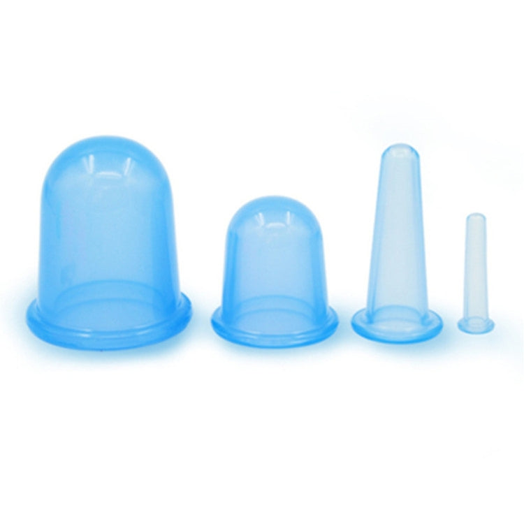 4 in 1 Health Care Body Massage Vacuum Silicone Cupping Cups,Random Color Delivery - Cupping & Moxibustion by buy2fix | Online Shopping UK | buy2fix