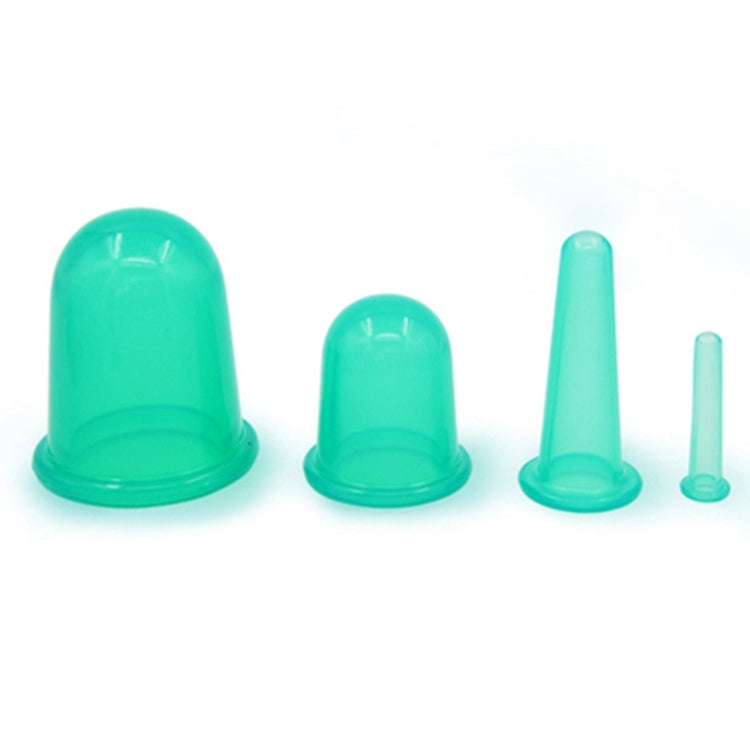 4 in 1 Health Care Body Massage Vacuum Silicone Cupping Cups,Random Color Delivery - Cupping & Moxibustion by buy2fix | Online Shopping UK | buy2fix