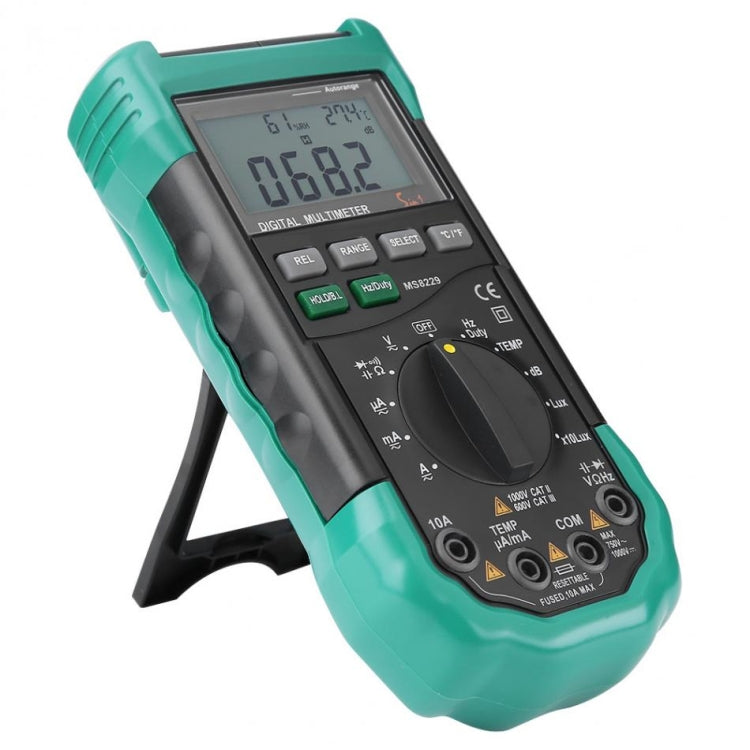 BSIDE MS8229 Digital Multimeter LUX Noise Meter Temperature Humidity Tester - Digital Multimeter by BSIDE | Online Shopping UK | buy2fix